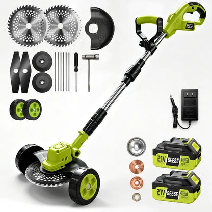 SEESE Cordless Electric Weed Wacker, Lawn Trimmer