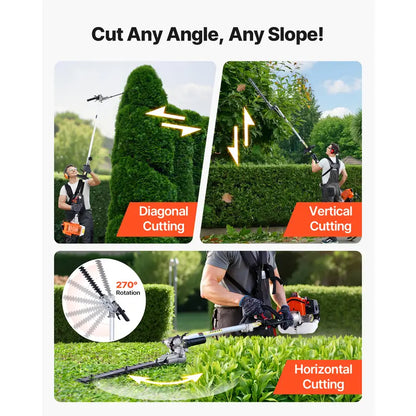 VEVOR 63CC 5-in-1 Gas Hedge Trimmer