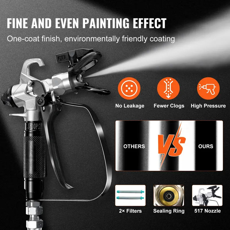 VEVOR 750W Airless Paint Sprayer 3000PSI Stand Unit