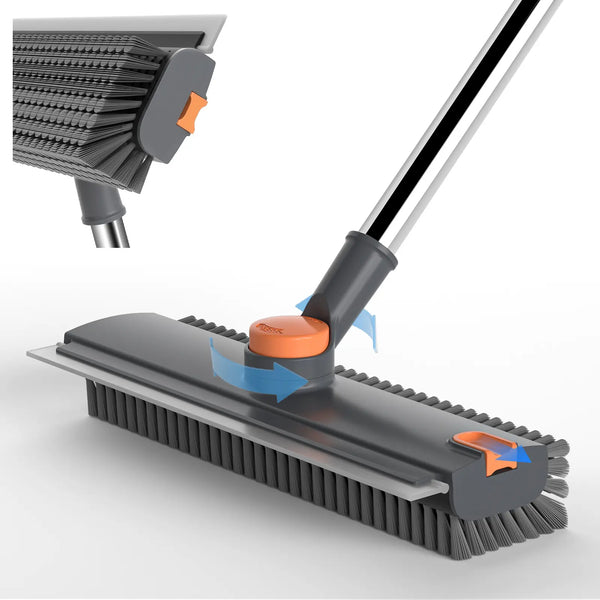 Glumzrk 3-in-1 Floor Scrub Brush with Extended Handle