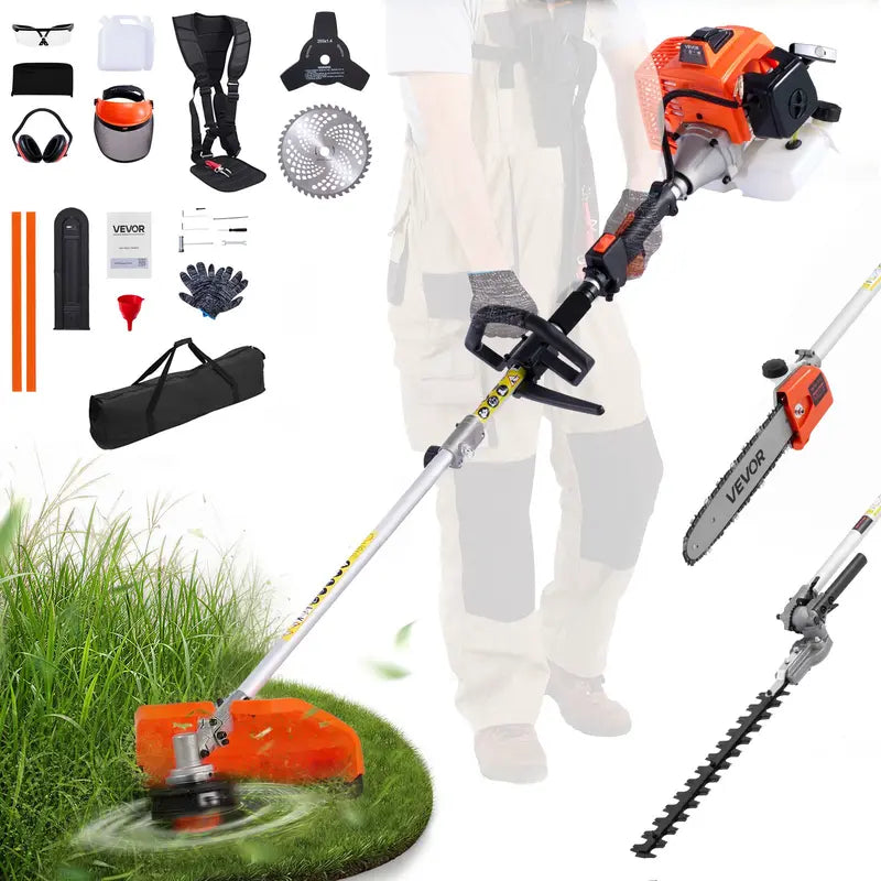 VEVOR 63CC 5-in-1 Gas Hedge Trimmer