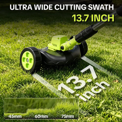 SEESE Cordless Electric Weed Wacker, Lawn Trimmer