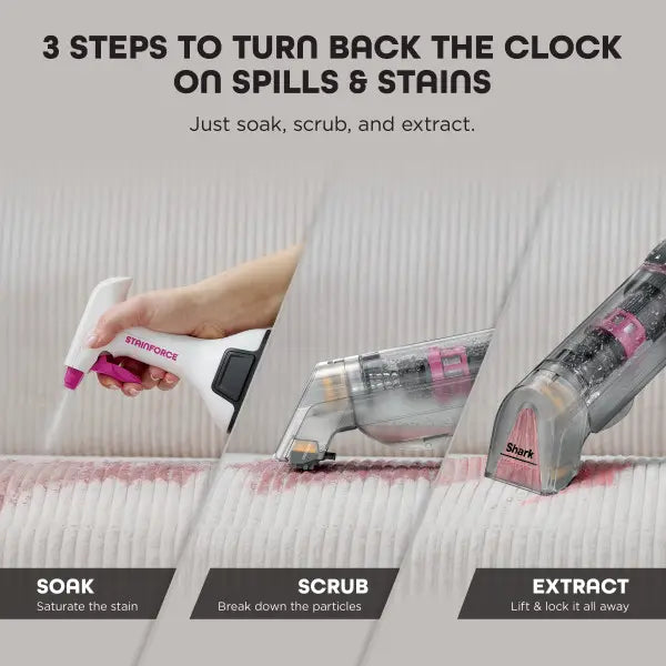 Shark StainForce Cordless Portable Stain Cleaner HX104